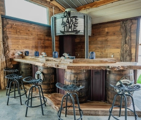 outdoor grilling area at Firefly