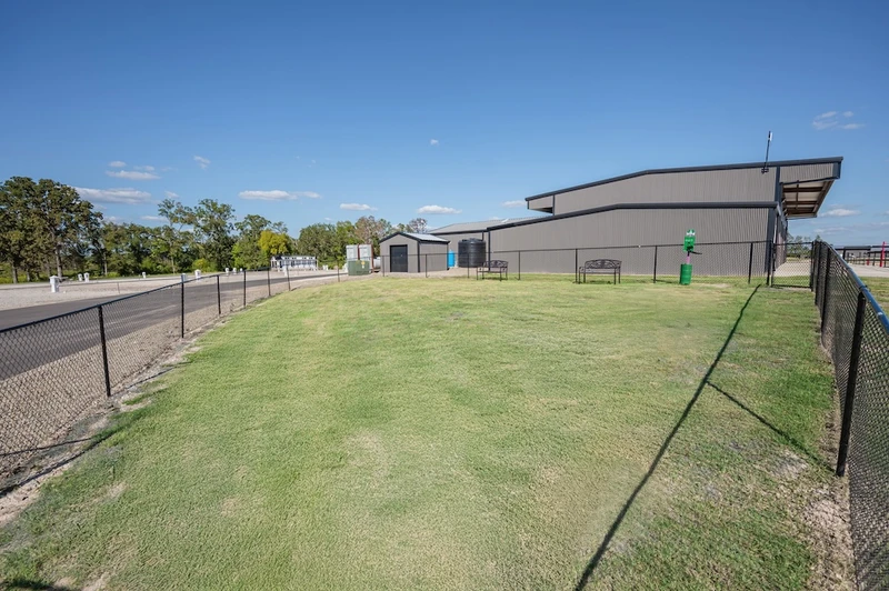 dog park at our pet friendly RV resort in Texas